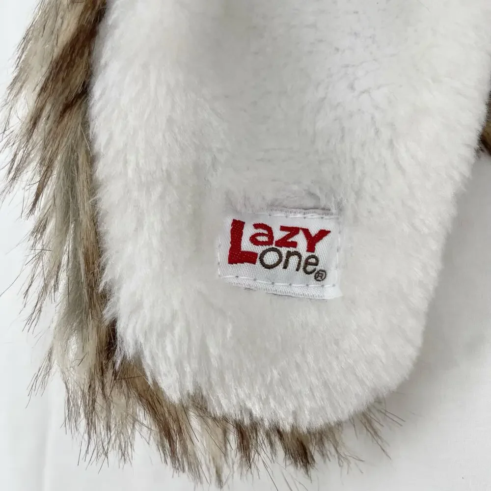 Lazy One Baby Wolf Critter Cap Hat Faux Fur Animal Coyote Wild Infant Size M